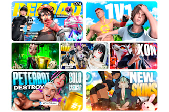create professional 3d fortnite youtube thumbnails
