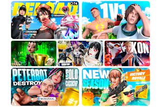 create professional 3d fortnite youtube thumbnails