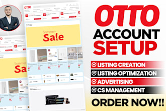 setup and manage otto marketplace listings, otto advertising