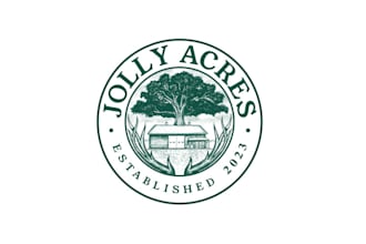 design family farming operation logo