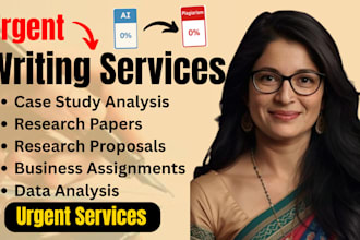 do case study analysis, research, data analysis, business proposal