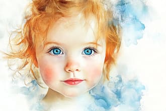 draw a watercolor illustration