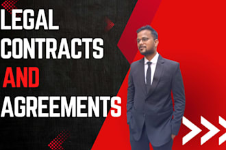 draft business contracts, nda, mou, partnership deed, and shareholder agreement