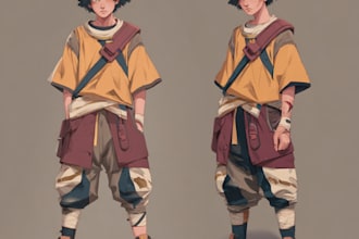 make custom anime or game style characters