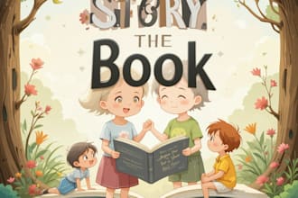 design children story book illustration
