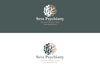 design  unique mental health, wellness, yoga, medical logo
