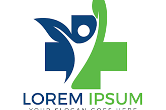 design medical, clinical, hospital, health and pharmacy logo