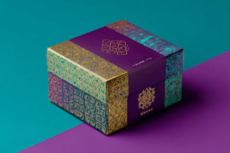 create organic product packaging or label design