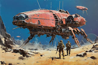 create a sci fi spaceship model