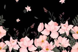 custom textile prints and motifs