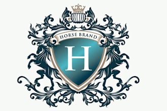 create a high quality family crest and heraldic logo