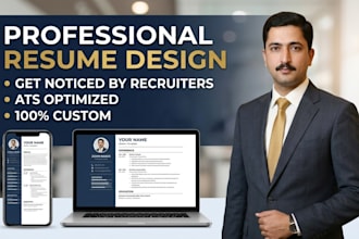 design a professional ats friendly resume for job