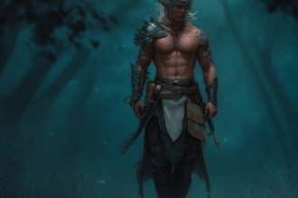 create realistic and fantasy character art