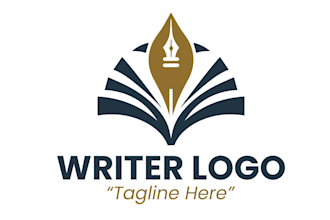 create a modern and creative book publisher logo design