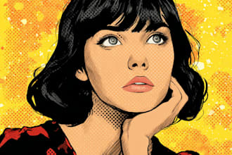 create retro cartoon illustration for tshirt design