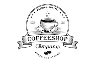 design modern coffee shop logo