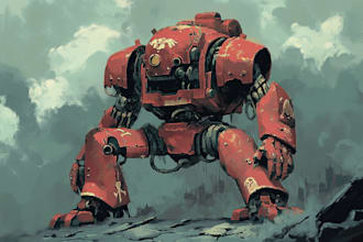 create warhammer 40k art