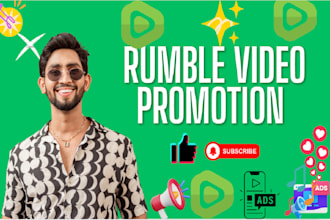 do rumble video promotion via google ads to gain views and increase engagement