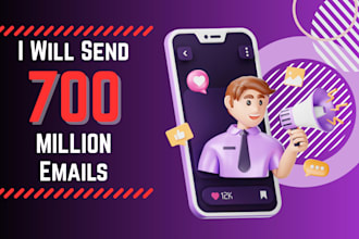 send 100 million bulk emails, bulk email blast and email campaign to inbox