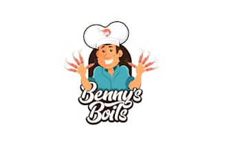 design fun weird shrimp boil company logo