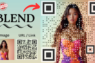 create custom dynamic qr code design with image in 30 min