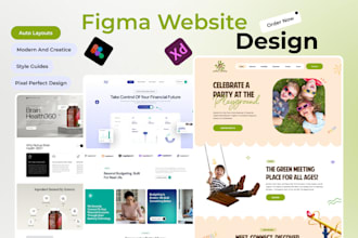 do figma design,figma website design,website ui ux