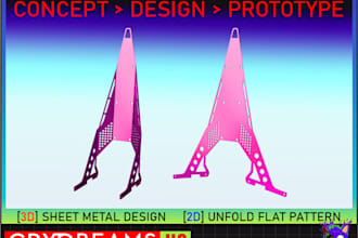 prep you sheet metal design to laser cutting file dxf