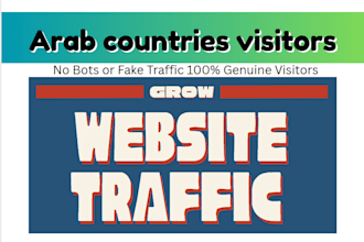 do organic website traffic to increase sales arab,arab countries