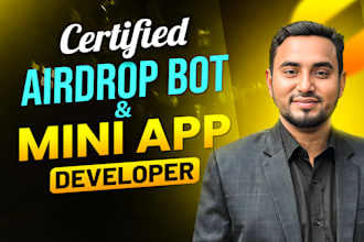 make a telegram airdrop bot with custom features