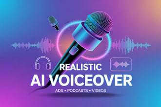 create ultra realistic ai voiceovers for ads, videos, podcasts and narration