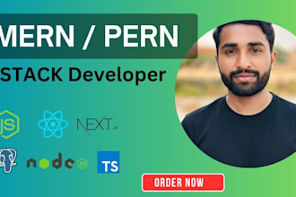 be your pern and mern stack developer