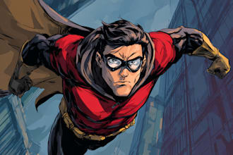 make a superhero character