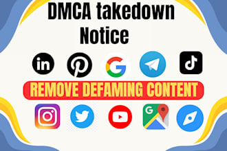 remove unwanted, false, defaming bad content under dmca from google