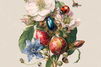 create amazing botanical illustration