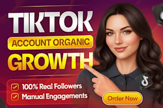 grow and promote your tiktok account followers organically tik tok
