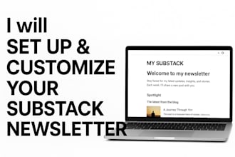 set up, design, and customize your substack newsletter with migration support