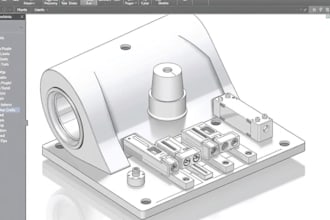 3d product illustration,3d cad design, product sketch on solidworks, fusion 360