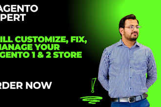 be your expert magento and magento 2 developer for customizations and fixes
