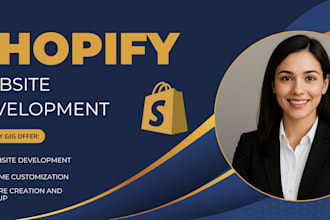 build shopify store, design and redesign dropshipping website or 7 figure store