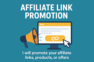 promote your store and affiliate link with targeted link promotion