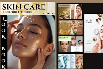 create professional fashion look book, magazine