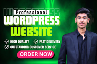 provide complete wordpress website development service for business