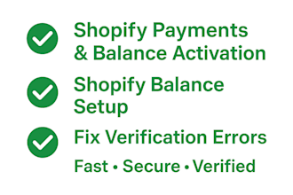 activate shopify payment or shopify balance into your shopify store