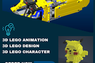 design custom lego mocs, part lists and instructions for you