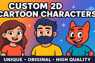draw custom 2d character for animation