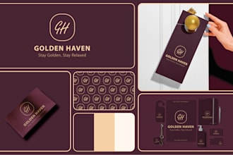 create professional brand identity and brand guidelines