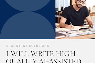 write seo optimized uniqe ai assisted content for your blog