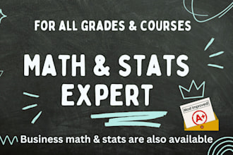 do statistics math calculus linear algebra differential equation discrete math