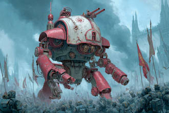 create warhammer 40k art