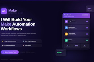 build makecom integromat workflow automation and api integrations
